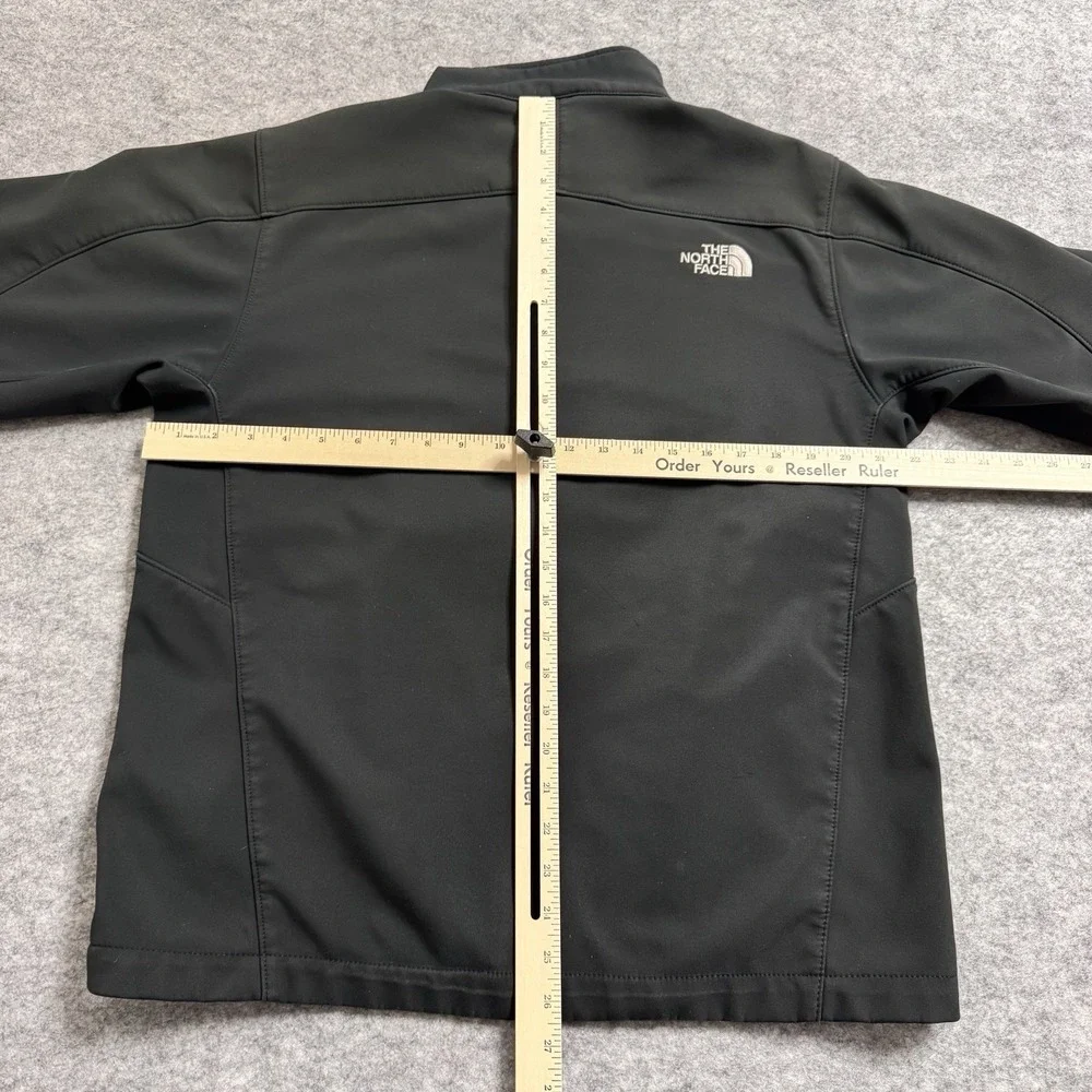 North Face Apex Jacket‎ Black Softshell Full Zip Mens Medium